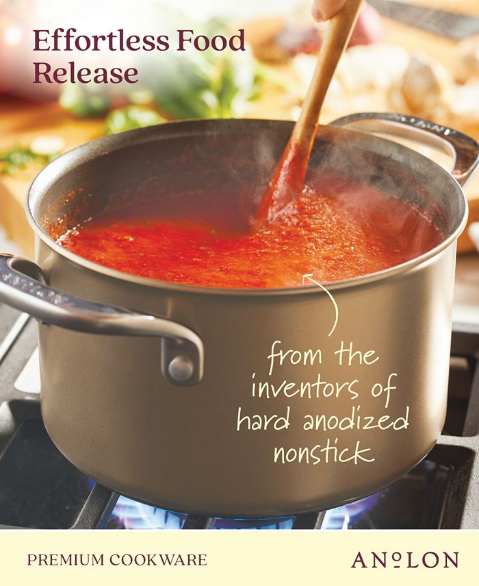 Anolon Ascend Hard Anodized Aluminum NonStick 4Quart Saucepot with