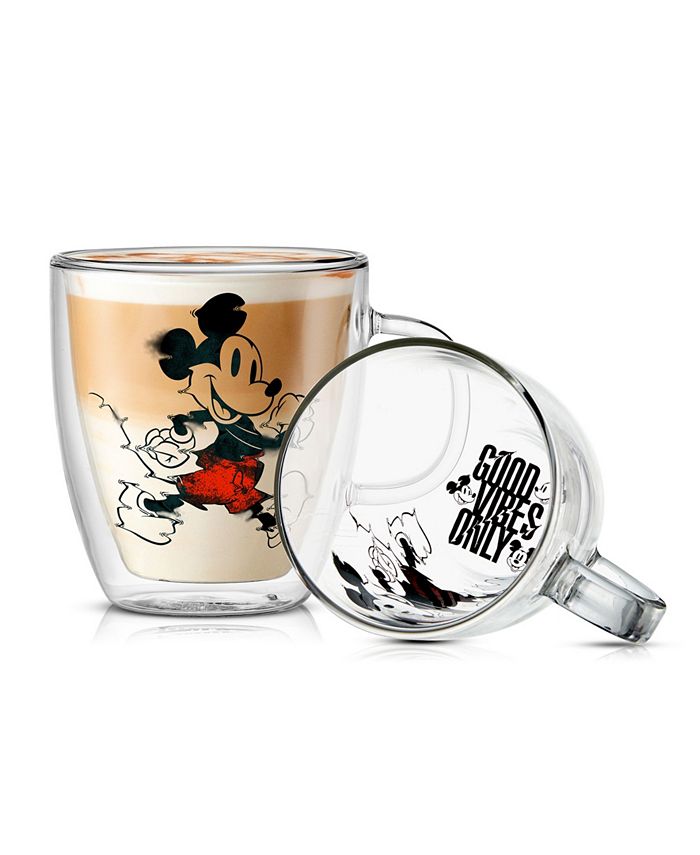 JoyJolt Disney Luxury Mickey Mouse Stemless Wine