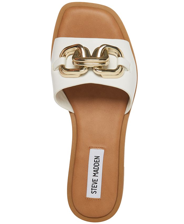 Female Sandals Steve Madden Gene Slides Sandals Women's Raffia