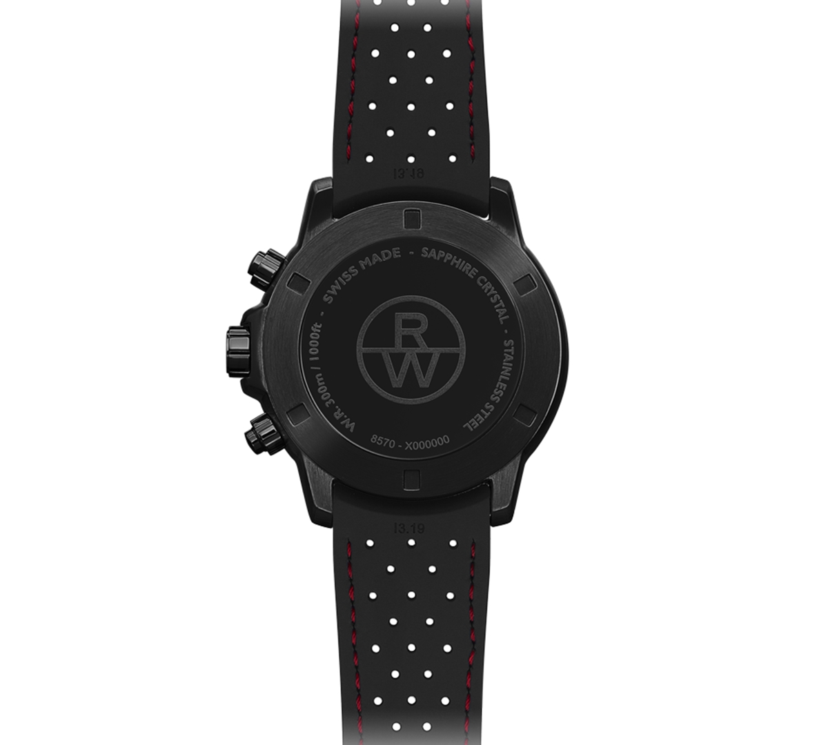 Shop Raymond Weil Men's Swiss Chronograph Tango Black Rubber Strap Watch 43mm