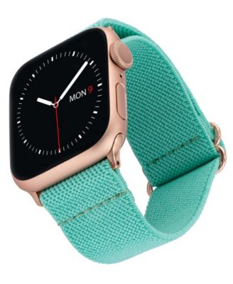 Teal Woven Elastic Band designed for Apple Watch&reg; 42mm (Series 10) & 38/40/41mm