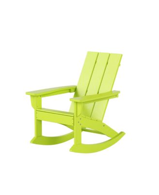 Modern Adirondack Outdoor Rocking Chair