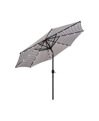9 ft. Patio Solar Power LED lights Market Umbrella