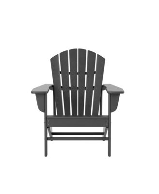 All-Weather Contoured Outdoor Poly Adirondack Chair