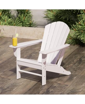 All-Weather Contoured Outdoor Poly Adirondack Chair