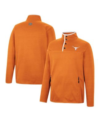 Men's Texas Orange Texas Longhorns Rebound Quarter-Snap Jacket