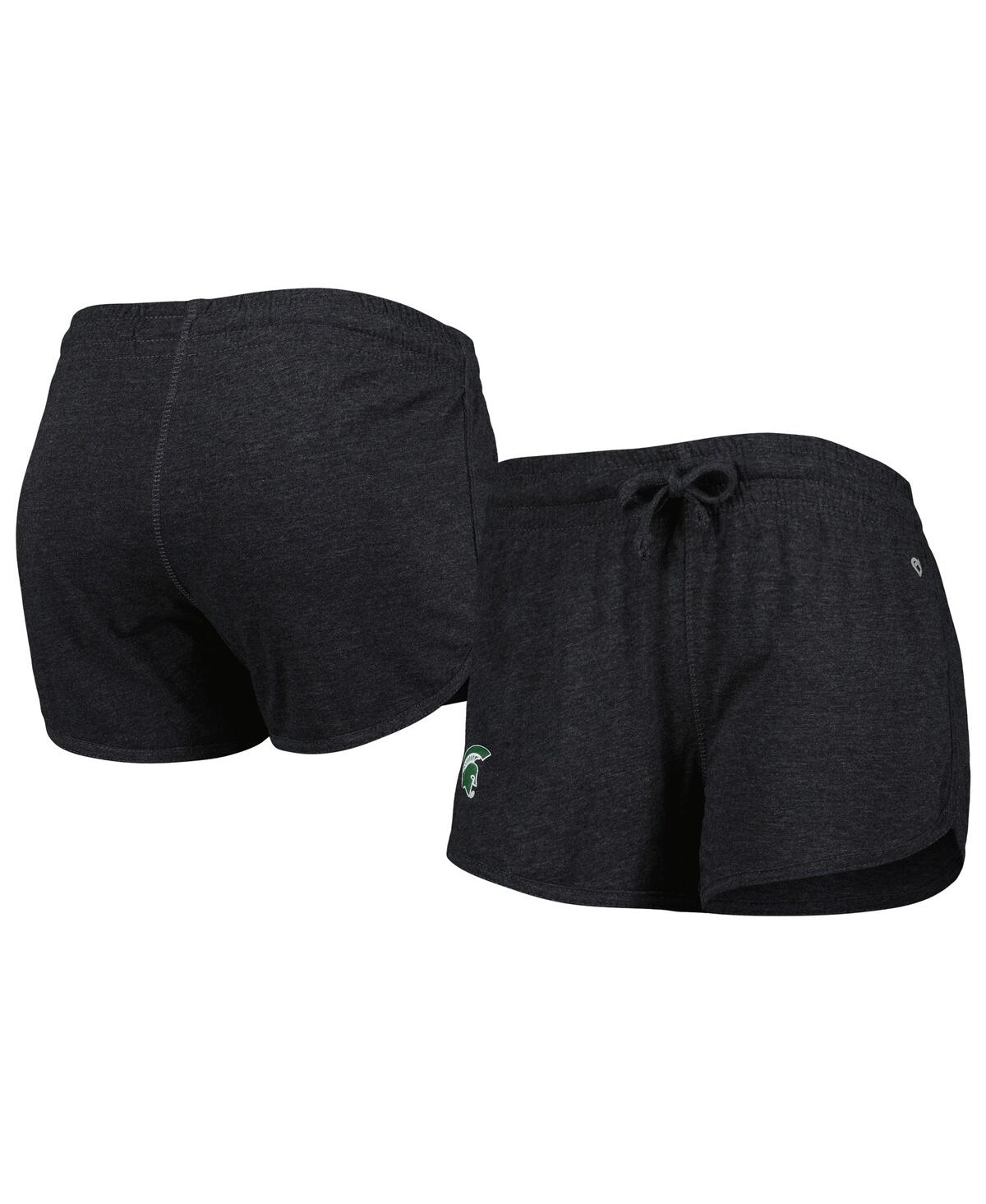 Women's ColosseumMichigan State Spartans Simone Core Shorts - Heather Black