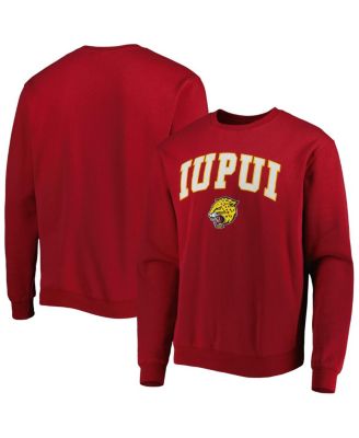 IUPUI Jaguars Unisex T-Shirt - Official NCAA Licensed Arch Logo Tee, Crimson, Large