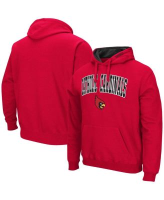 Men's Cardinal Catholic University Cardinals Arch & Logo Pullover Hoodie