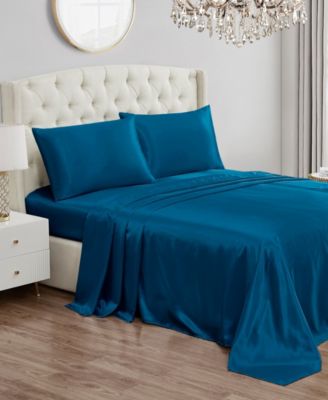 Satin 4-Pc. Sheet Set, Queen