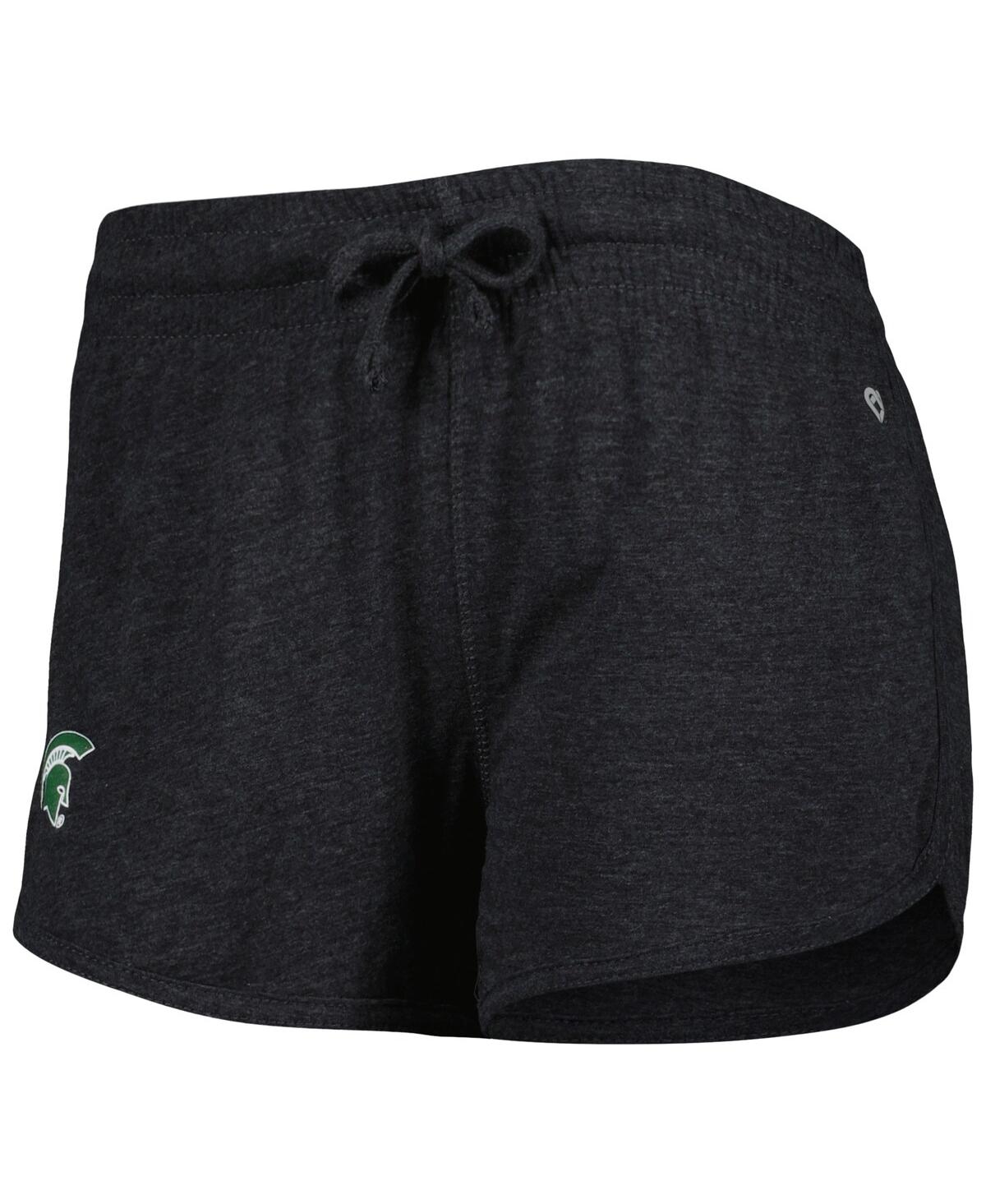 Women's ColosseumMichigan State Spartans Simone Core Shorts - Heather Black