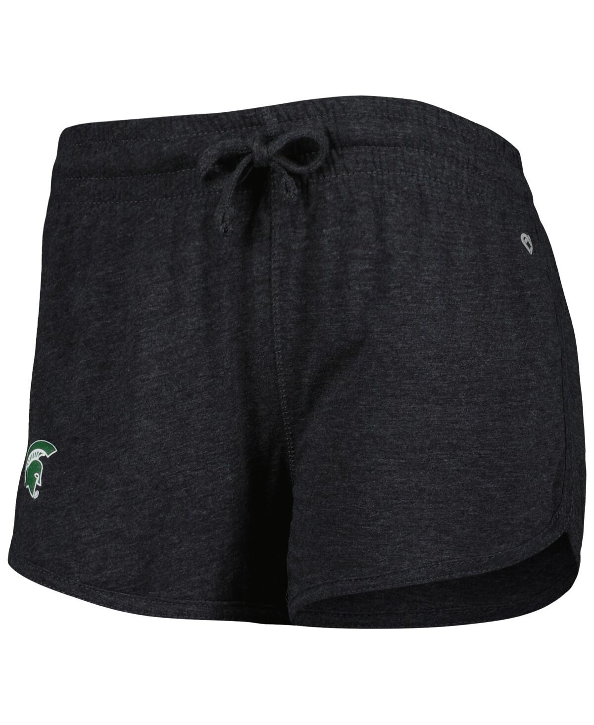 Shop Colosseum Women's  Heather Black Michigan State Spartans Simone Core Shorts