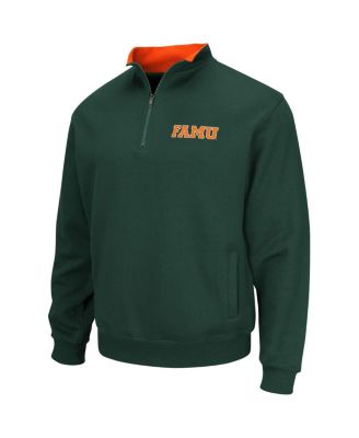 Men's Green Florida A&M Rattlers Tortugas Quarter-Zip Sweatshirt