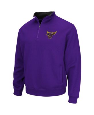 Men's Purple Minnesota State University Mankato Tortugas Quarter-Zip Sweatshirt