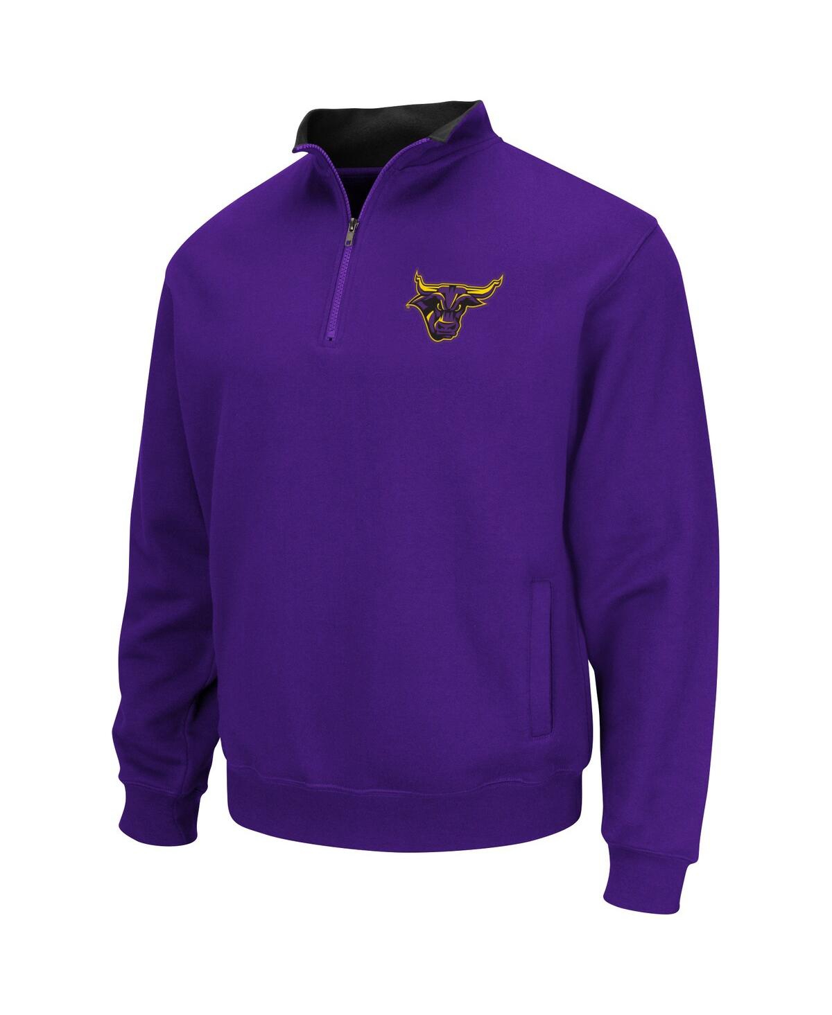 Shop Colosseum Men's  Purple Minnesota State University Mankato Tortugas Quarter-zip Sweatshirt