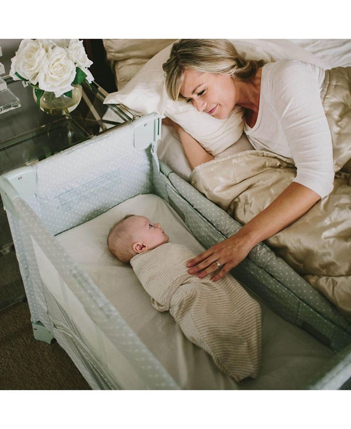 embe Baby Preemie Transitional Short Sleeve Swaddle Sack with arm snaps