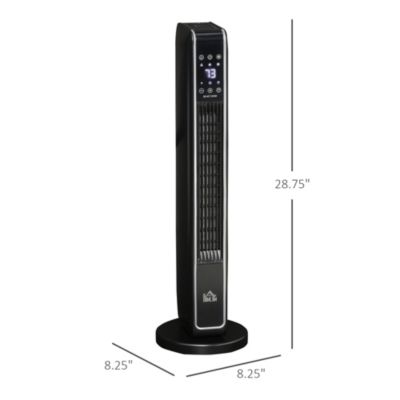 Oscillating Ceramic Space Heater w/ Remote Control,