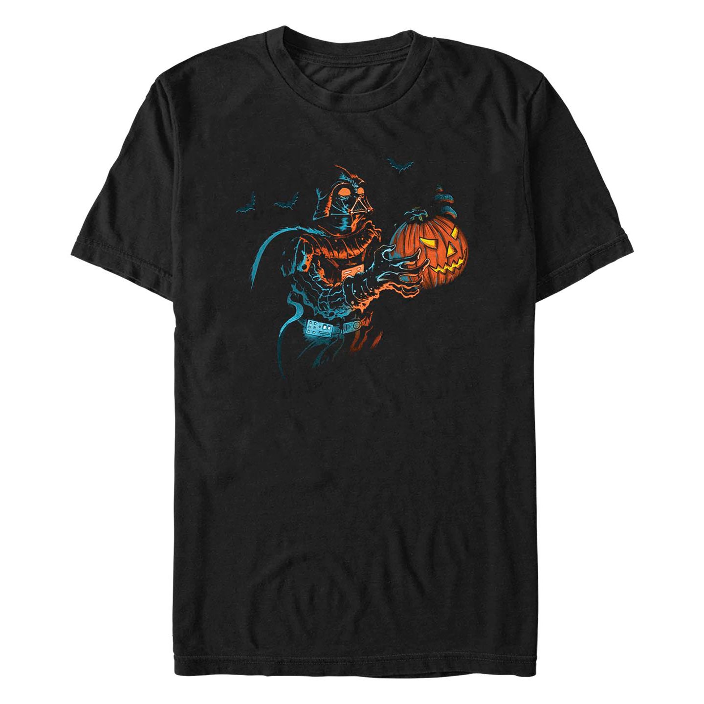 Мужская футболка Fifth Sun Star Wars Spooky Vader Short Sleeves, цвет: Чёрный — фото 1