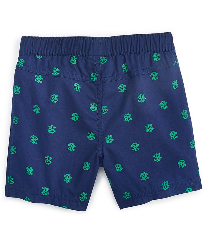 First Impressions Toddler Boys Frog Woven Shorts, Created for Macy's ...