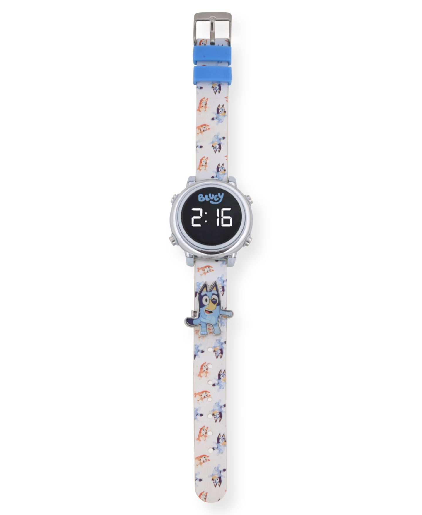 Детские часы Bluey Unisex White Silicone Strap LED Touchscreen Watch — фото 2