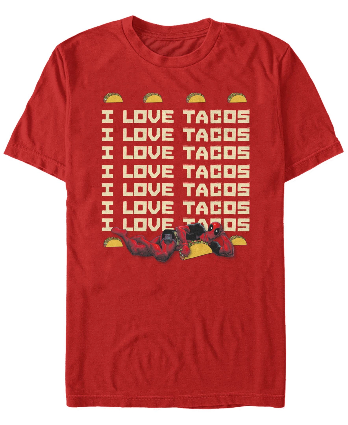 Fifth Sun Men's Taco Date Short Sleeve T-shirt In Red