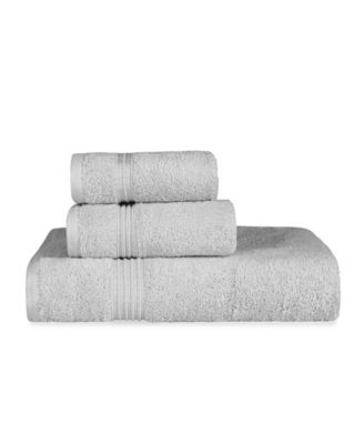 Solid Quick Drying Egyptian Cotton 3-Piece Bath Towel Set