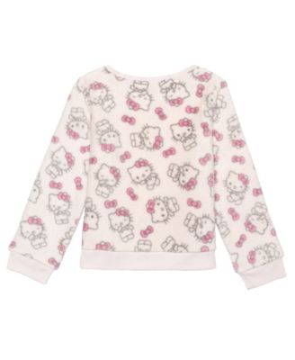 Hello Kitty Little Girls Cozy Pullover Sweatshirt