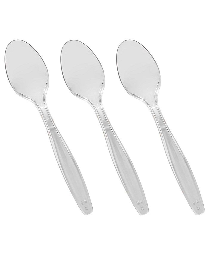 Smarty Had A Party Clear Plastic Disposable Spoons (1000 Spoons) Macy's