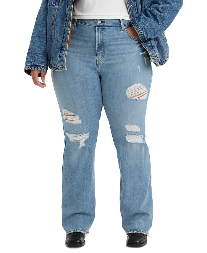 Levi's Trendy Plus Size 725 High-Rise Bootcut Jeans - Macy's