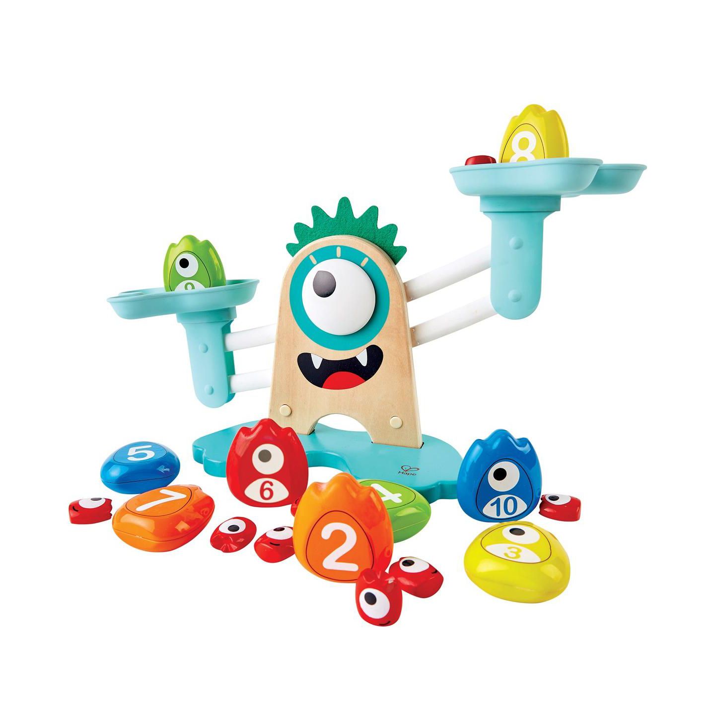 Детская игрушка Hape Monster Math Scale - Learning Measurements and Weight Comparisons — фото 8