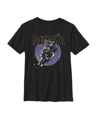 T-Shirt Bambini E Ragazzi NASA Logo Spazio – Bianca, 100% Cotone, Taglie 116-164, Prodotta In Germania - 6