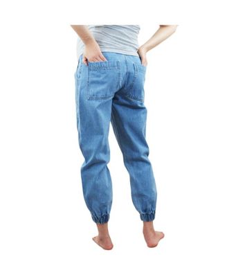 Maternity Jogger Jeans with Belly Band