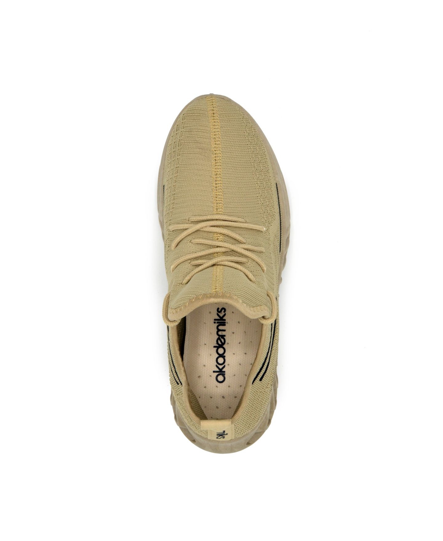 Мужские кроссовки Akademiks Fit 2.0 Knit Jogger, цвет: Бежевый — фото 4