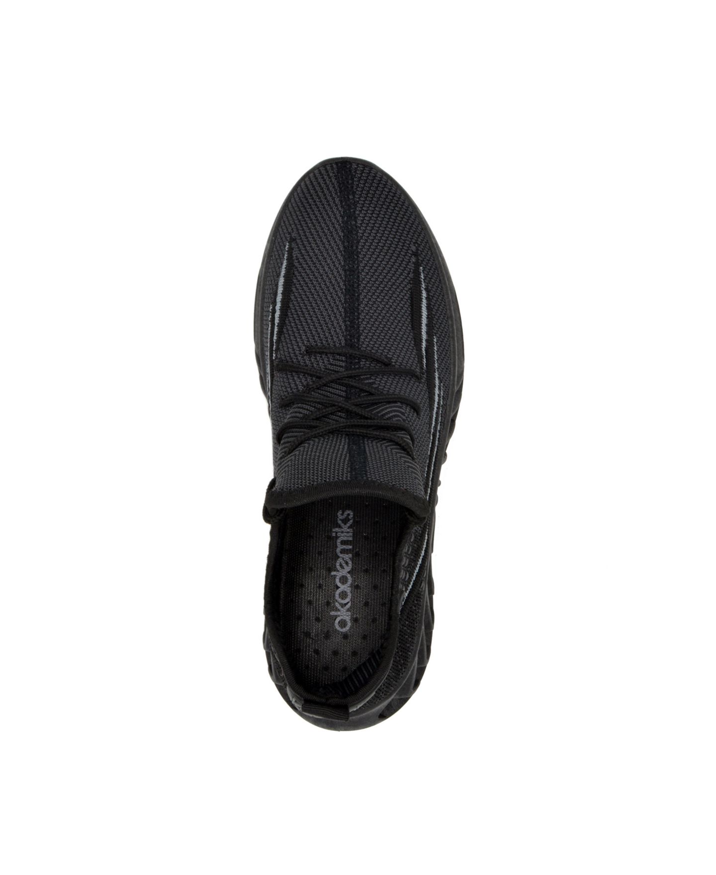 Мужские кроссовки Akademiks Fit 3.0 Knit Jogger, цвет: Чёрный — фото 4