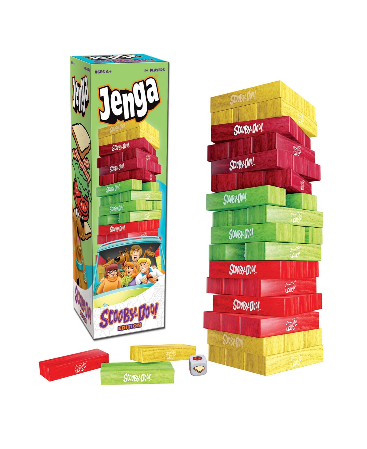 Usaopoly Kids' Jenga Scooby Doo Edition Game In Multi