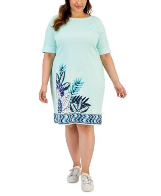 Gown Karen Scott Dresses Plus Size Karen Scott Plus Size Cotton