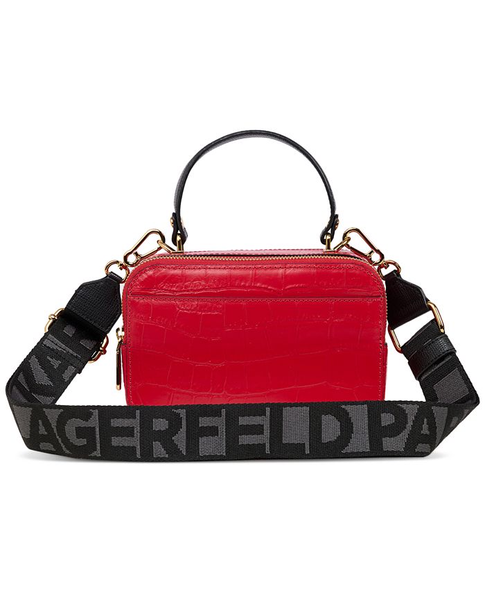 KARL LAGERFELD PARIS Simone Camera Leather Crossbody Macy's