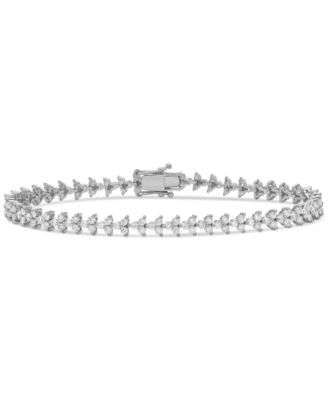 Macy's - Diamond Mini Cluster Tennis Bracelet (3 ct. t.w.)