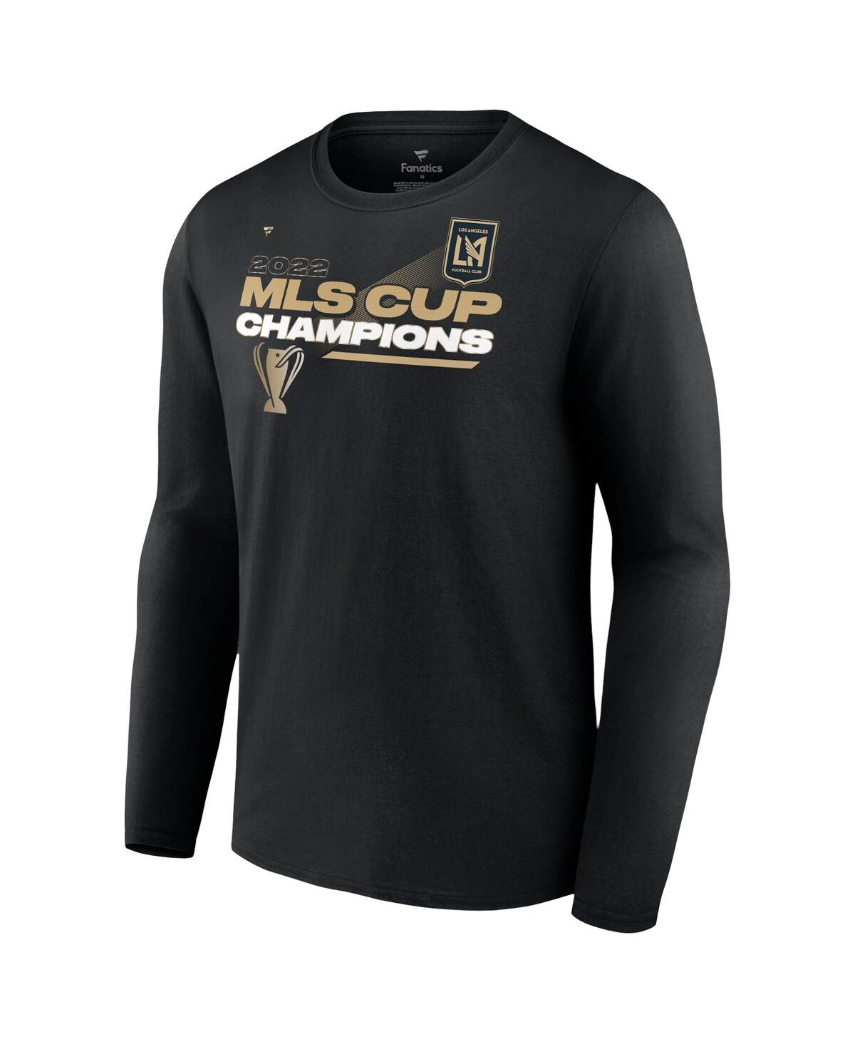 Men's FanaticsLafc 2022 Mls Cup Champions Locker Room Long Sleeve T-shirt - Black
