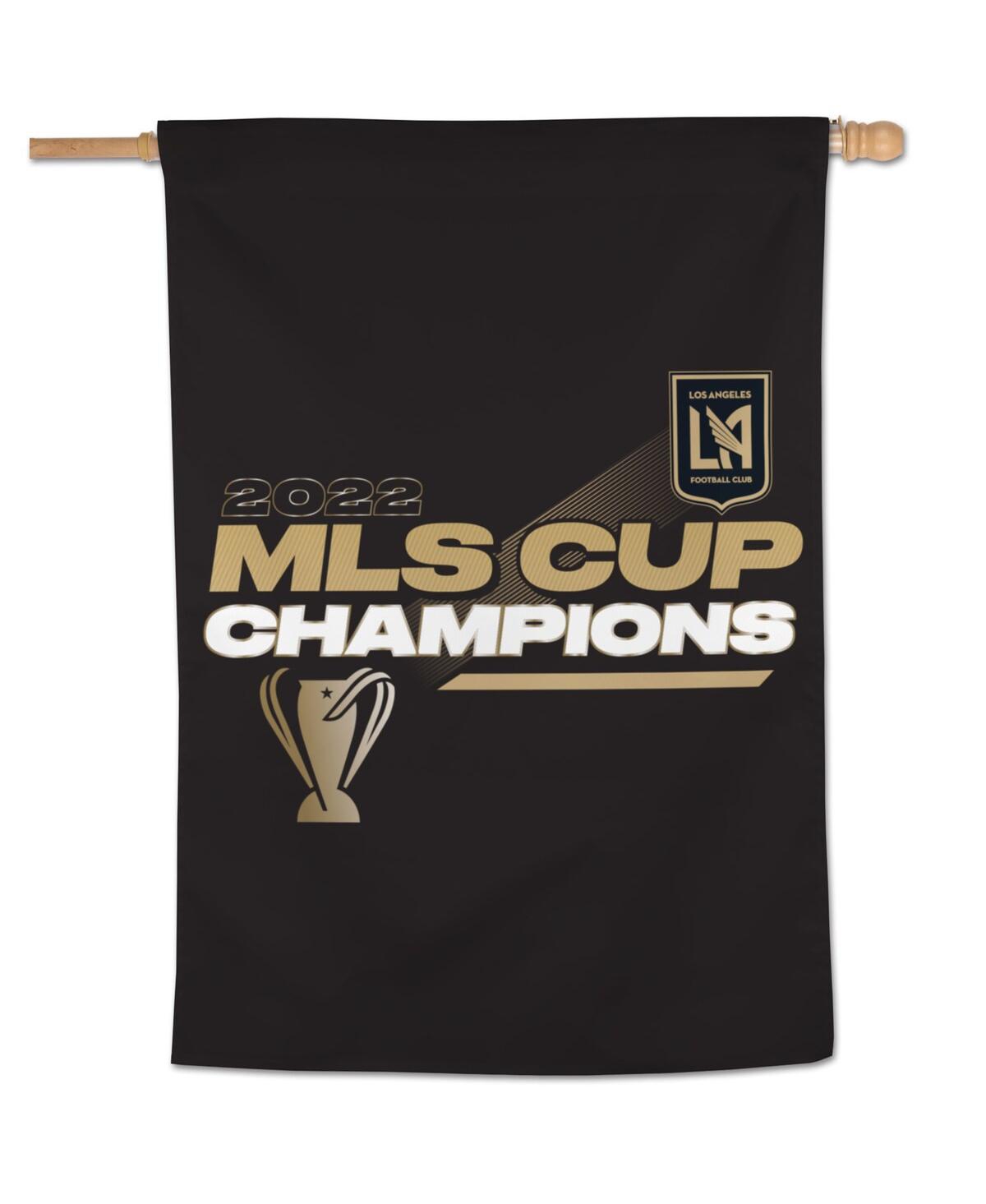 Wincraft Lafc 2022 Mls Cup Champions 28'' X 40'' One-sided Vertical Banner In Black