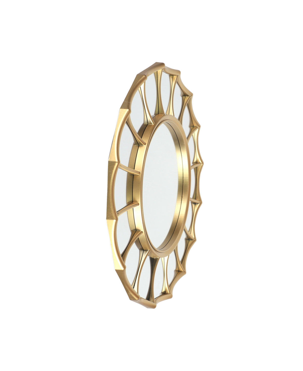 Round Framed Decorative Wall Mirror, 21" D
