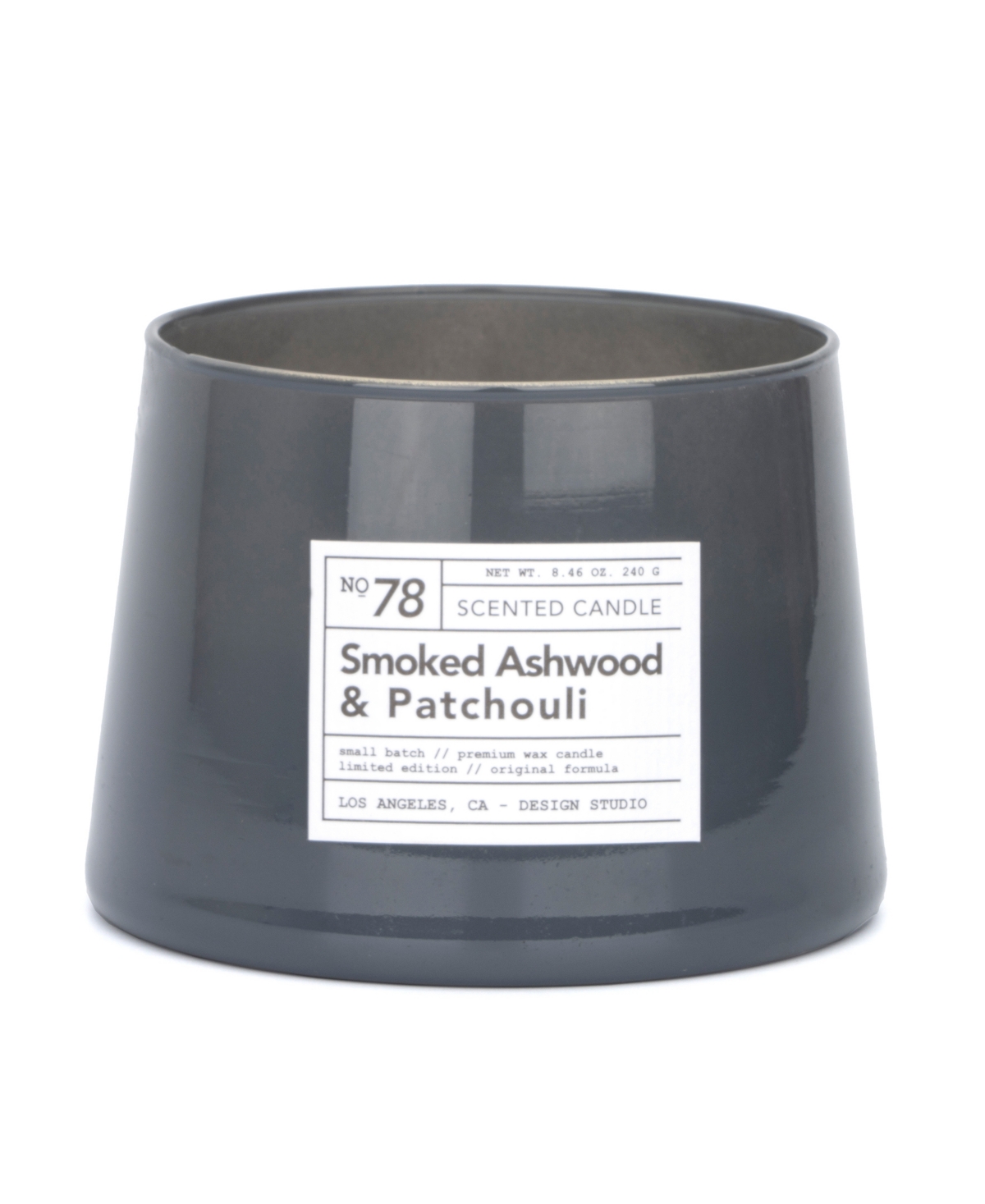 Hybrid & Company Home Energy Cleansing Smoke Dashwood-patchouli Scented Jar Candle In Charcoal