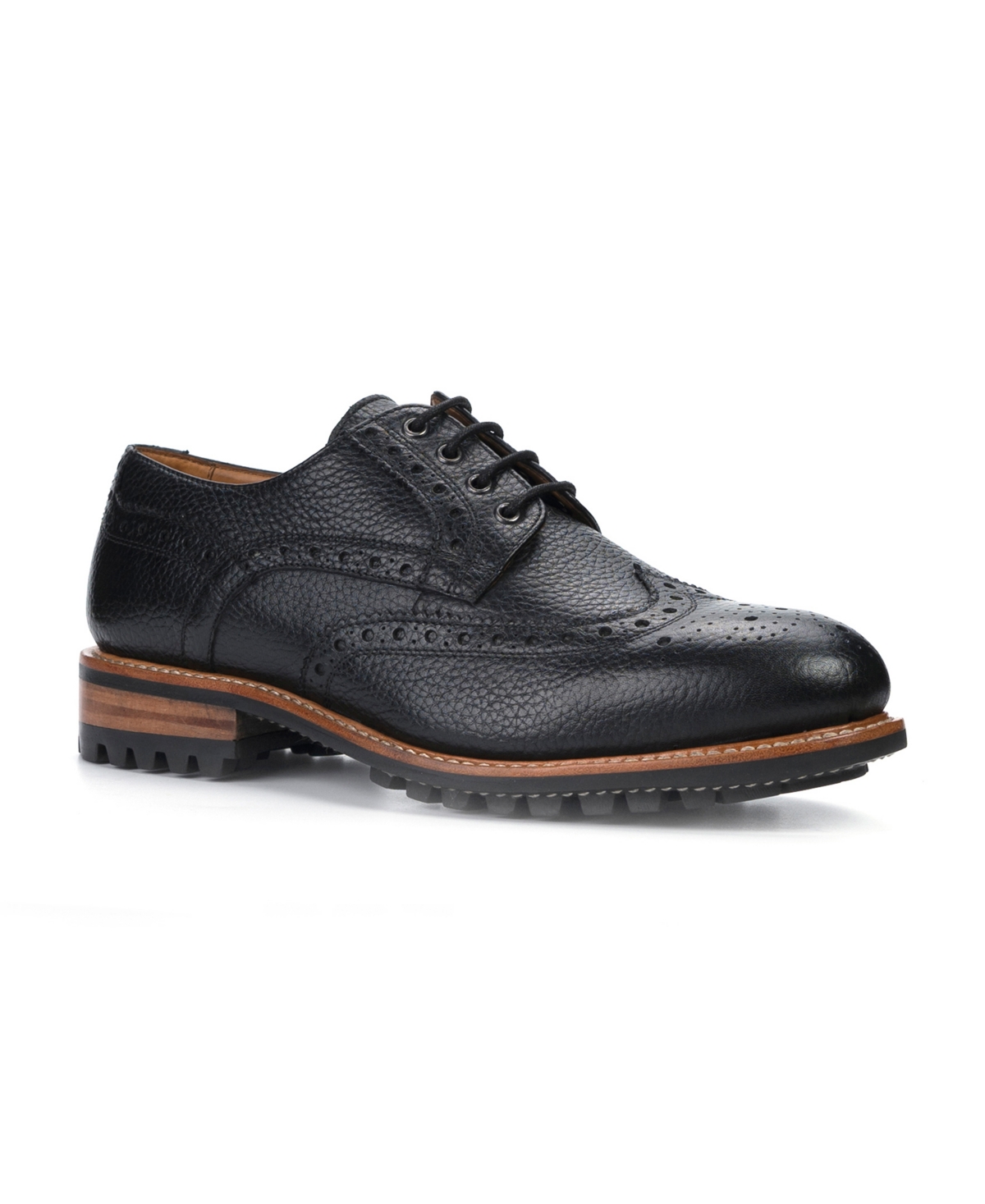 Anthony Veer Men's Richard Wingtip Oxford Lace-up Leather Shoes In Black