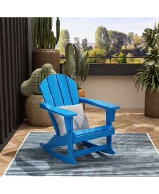 Outdoor Patio Porch Rocking Adirondack Chair