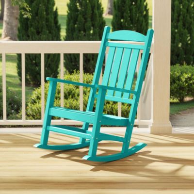All-Weather Outdoor Patio Poly Classic Porch Rocking Chair