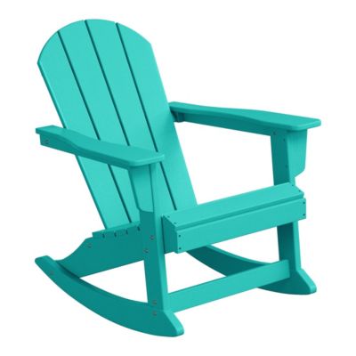 Outdoor Patio Porch Rocking Adirondack Chair (Set of 2)