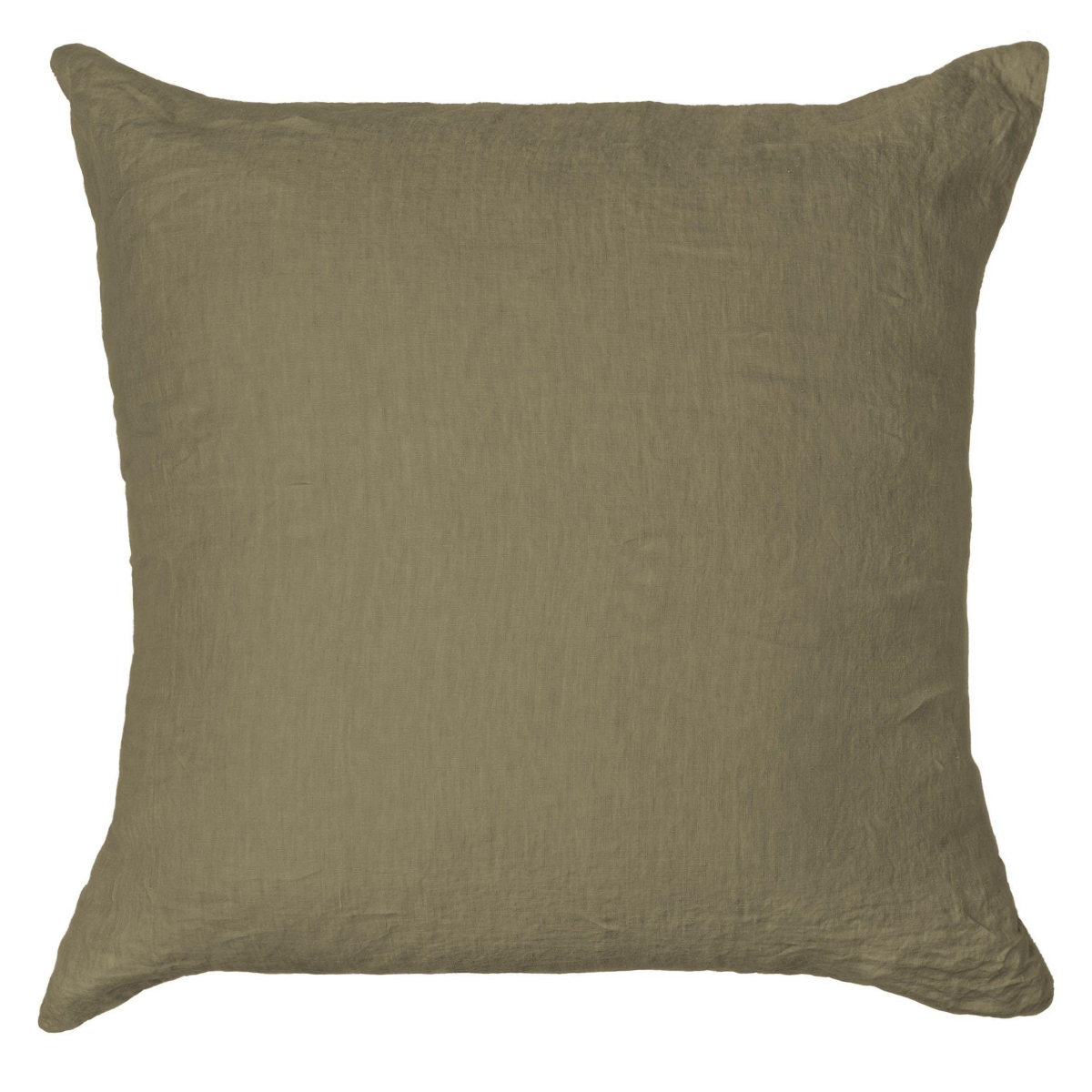 100% French Linen Euro Sham - 26&#x22; X 26&#x22; - Baltic