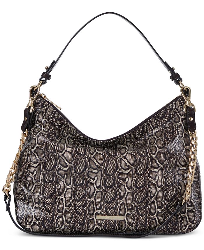 Brahmin Heather Caswell Embossed Leather Shoulder Bag - Macy's