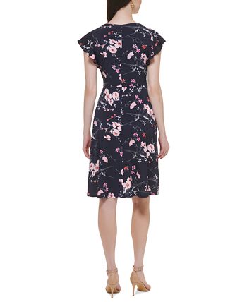 Jessica howard sequined ruched sheath deals dress