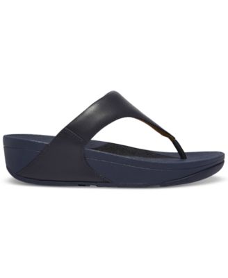 Lulu Leather Toepost Flip-Flop Sandals